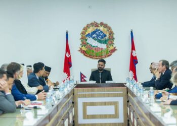 विभिन्न देशका राजदूत-कूटनीतिक नियोग प्रमुखहरूसँग प्रधानमन्त्री  गरे संवाद