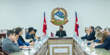 विभिन्न देशका राजदूत-कूटनीतिक नियोग प्रमुखहरूसँग प्रधानमन्त्री  गरे संवाद